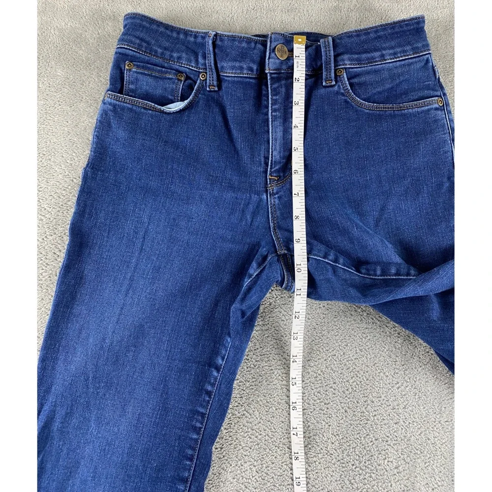 NYDJ Marilyn Straight Leg Jeans Dark Blue Wash Lift Tuck Size 8 MDNM2013 Mens